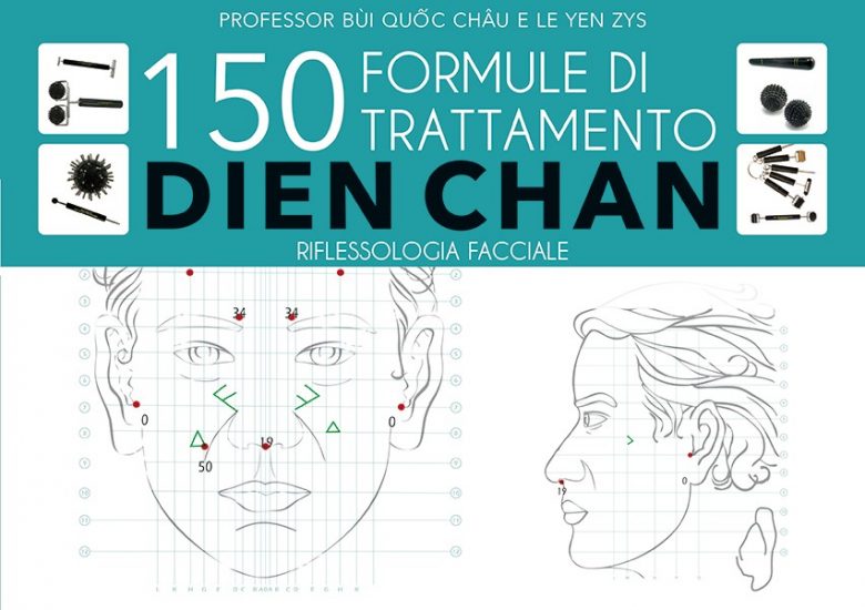 Libro di Riflessologia Facciale 150 Formule di Trattamento Dien Chan